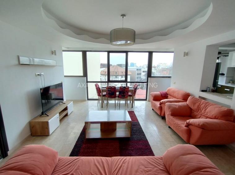 3 camere zona Dorobanti/ultracentral, constructie 2010, centrala termica, 2 bai - 3