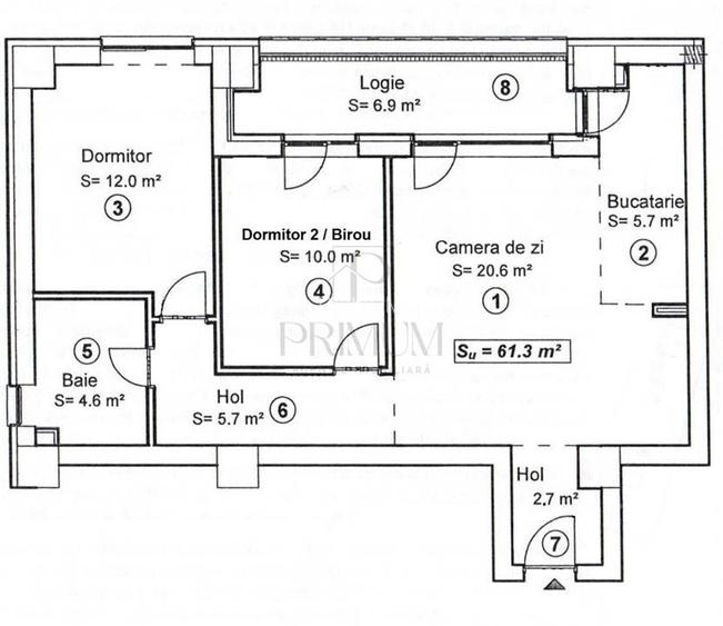 CIRCUMVALATIUNII - CITY OF MARA - ETAJ 7 - LIFT - 3 CAMERE - INCALZIRE PARDOSEAL - 5