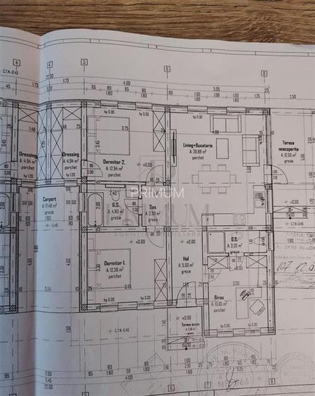 Duplex 3 dormitoare pe parter - partial mobilat - despartit prin camera tehnica - 9