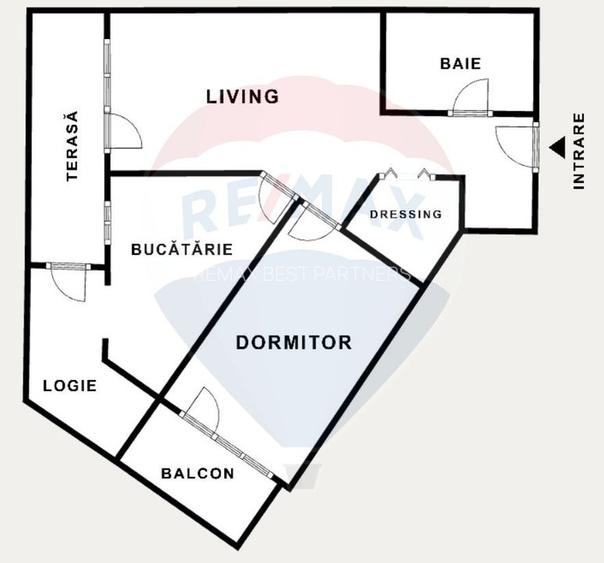 Apartament de vanzare 2 camere Vision Marasti 57mp Mobilat Utilat - 22