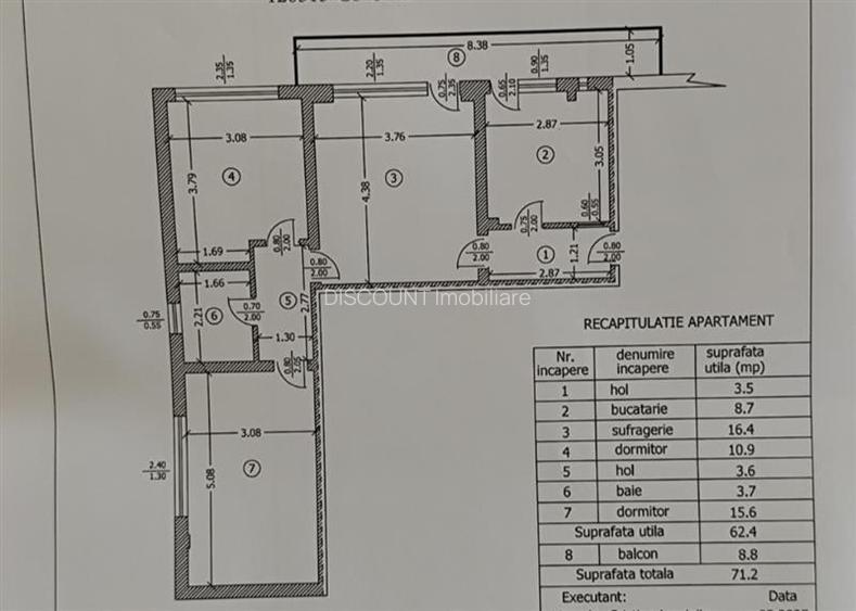 Apartament 3 camere zona sud - 7