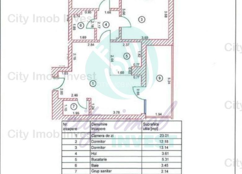 Apartament 3 camere cu două terase – Victoriei - 3