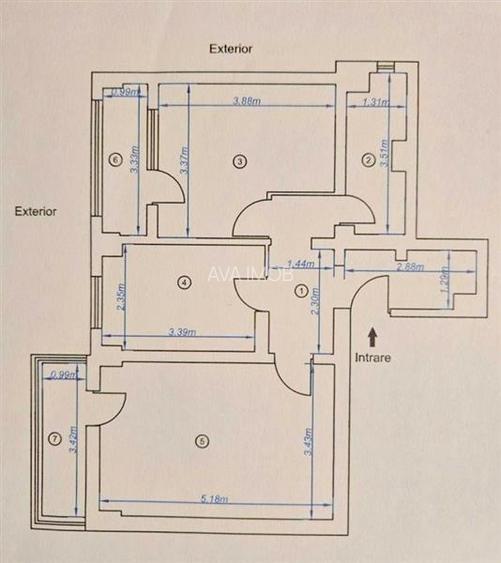 Apartament 2 camere decomandat zona Narcisa - 10