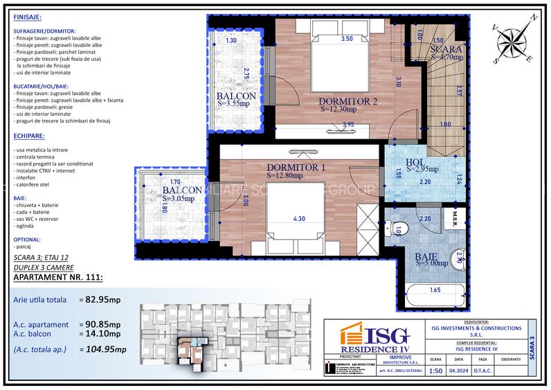 Unirii-Parcul Carol- ISG Residence IV- decomandat, constructie 2026 - 2