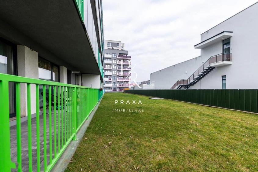 Apartament 3 camere, complet mobilat, terasa 31 mp, parcare, zona Vivo - Metro - 11