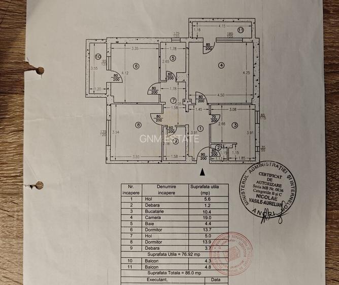 3 Camere 86 m.p. Decomandat Parter Zona Pacii - Str Părăluțelor - 14