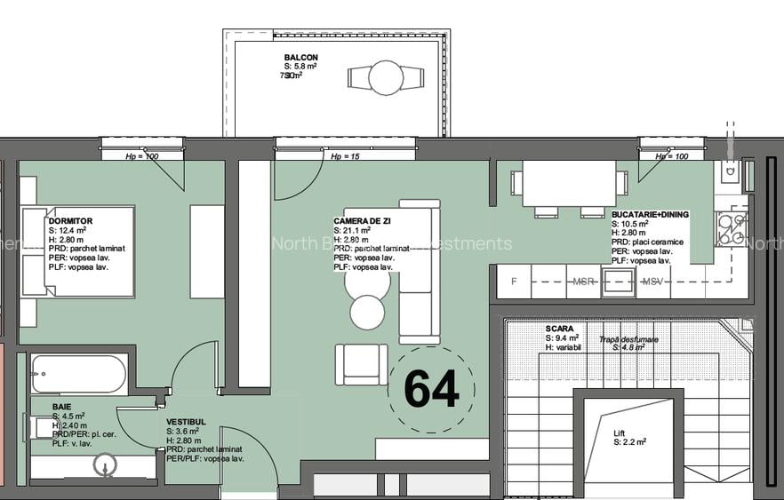 2 CAMERE - PIPERA - BLOC NOU - APROAPE DE ȘCOLI PRIVATE - 1