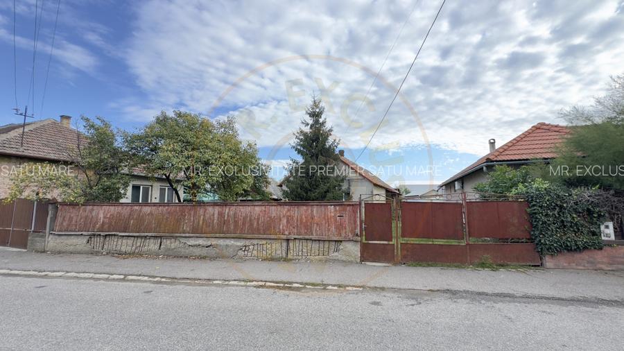 Casă 3 camere, Teren 3.263 mp, Str.Mărășești Nr.16 -Carei-Comision 0% cumpărător - 3