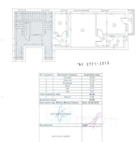 Apartament 2 Camere, bloc 2018, 50 mp, zona Virtutii - 7