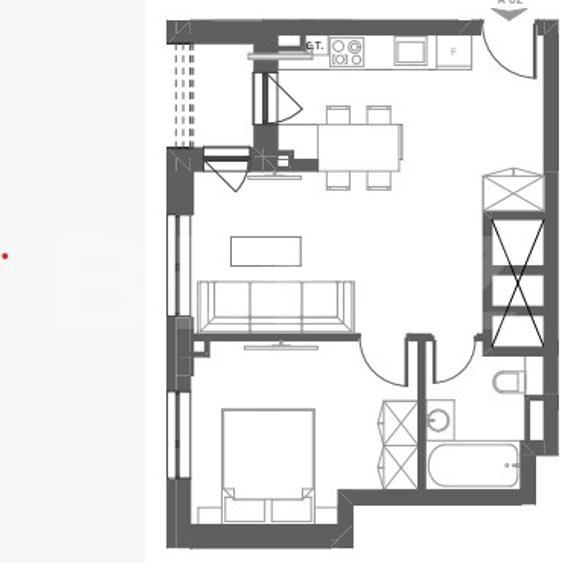 Comision 0%! Apartament 2 camere, finisat, balcon, garaj, zona Somesului - 7