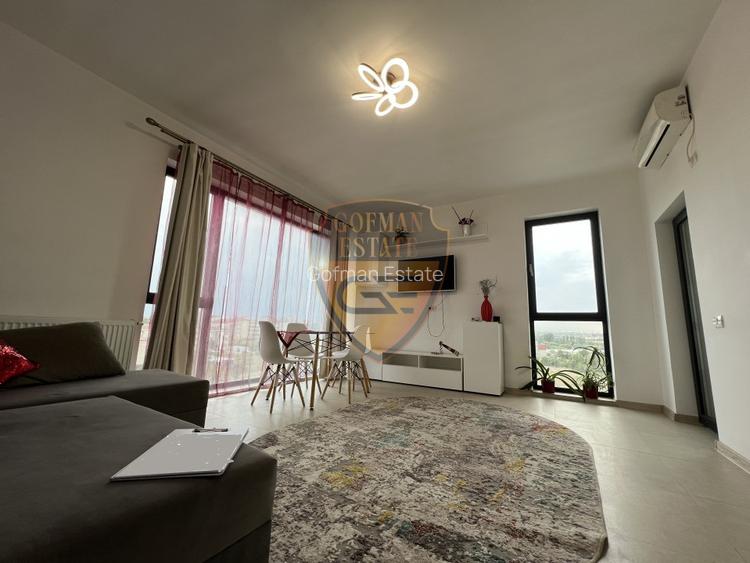 2 camere, Tomis Nord Campus Ovidius, vedere lac, complet mobilat si utilat, A/C - 6