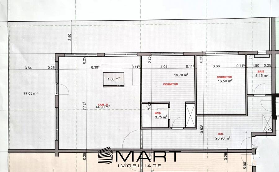 Penthouse 108mp + 77mp terasa, zona Veteranii de Razboi - 3