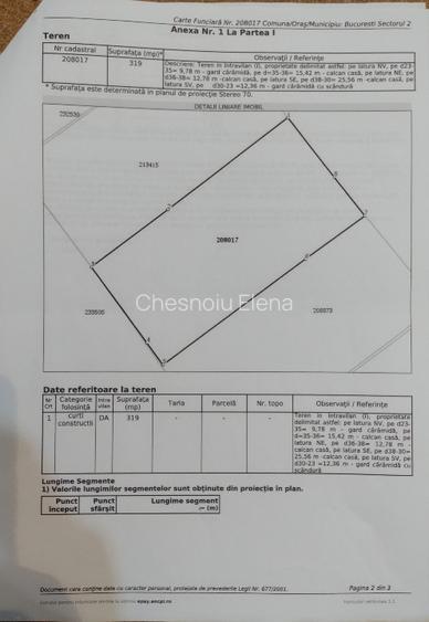 Teren de vânzare , 319 mp, Colentina. - 4