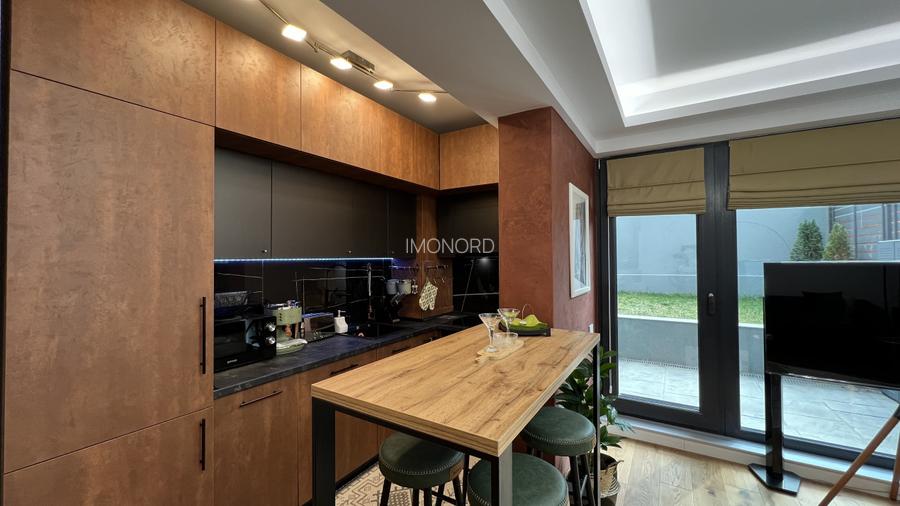 Unirii bloc 2023, apartament mobilat complet, terasa, gradina si garaj ! - 8