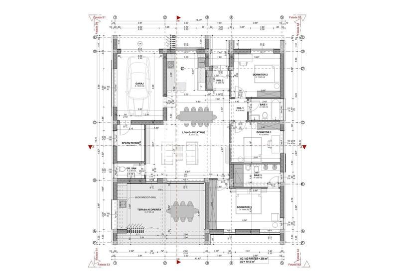 Casă Individuală  pe un Singur Nivel | 169 mp Utili | Teren 593 mp | Sura Mica - 1