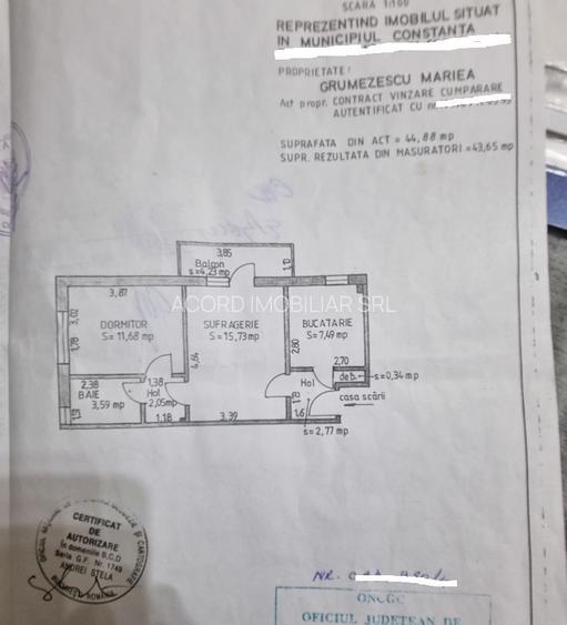 FAR-apartament 2 camere parter cu balcon - 10