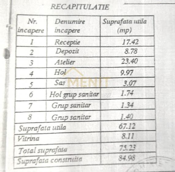 spațiu comercial, 67 mp utili, parter - 6