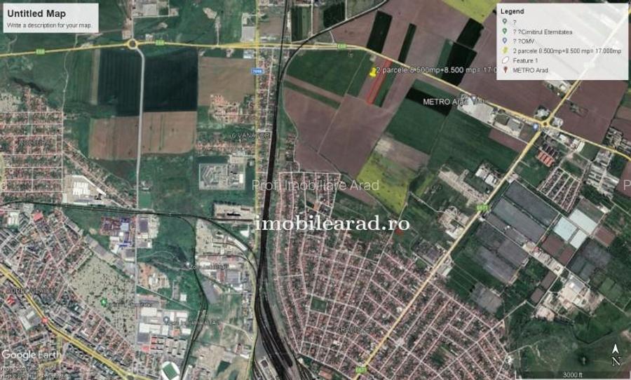 Teren intravilan 17.000 mp cu front la Centura intre Metro si 6 Vanatori - 3