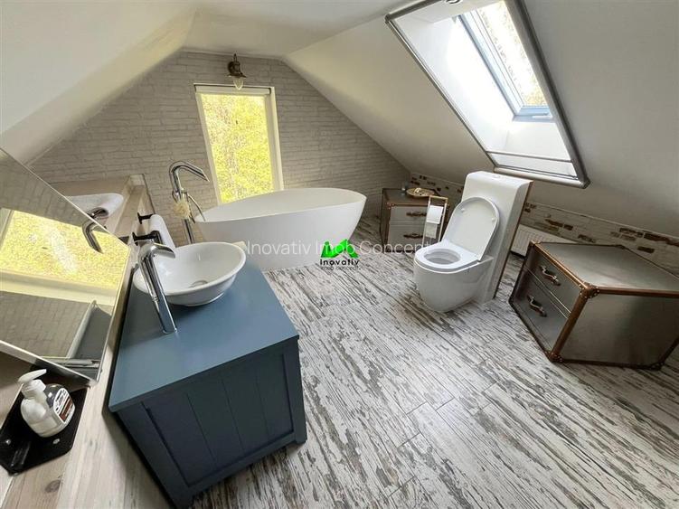 Apartament LUX de inchiriat 3 camere 2 bai Sibiu Padurea Dumbrava - 9