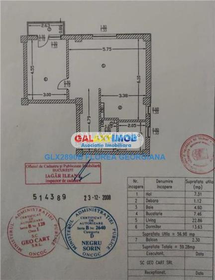 Apartament 2 camere de vanzare Greenfield Residence - 12