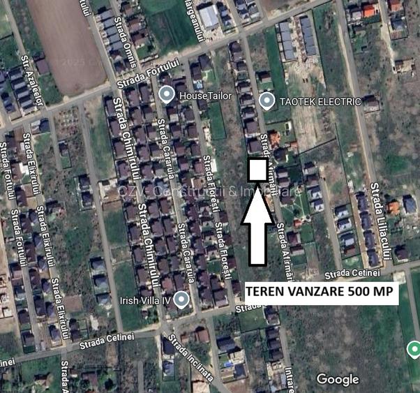 👉 „Teren 500 mp între case, cu toate utilitățile – Domnești, Ilfov | Preț excel - 2
