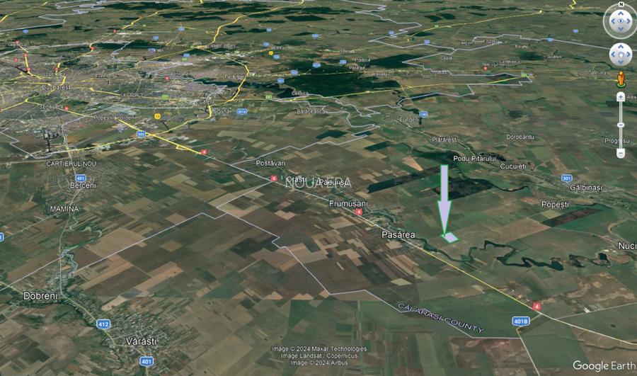 Teren cu PUZ aprobat, între lacuri, păduri și București. Superb. Zona Frumusani. - 5