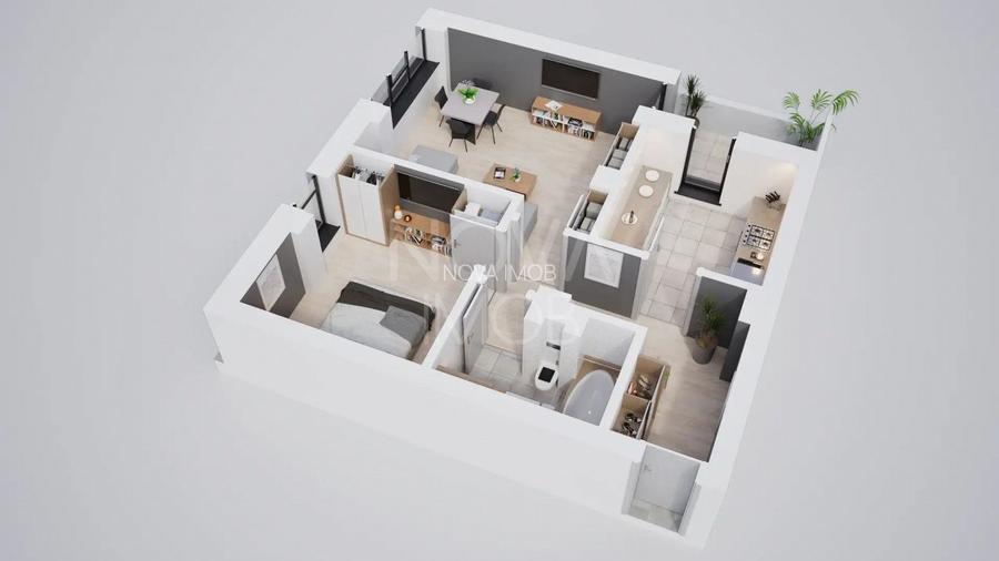 Apartament 2 camere, decomandat, ansamblu nou Calea Surii Mici - 8