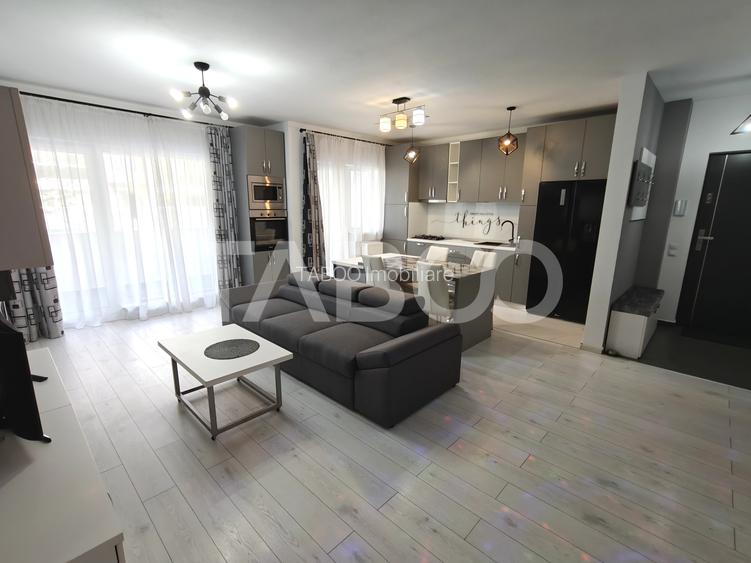 Apartament modern 3 camere - mobilat si utilat - balcon si parcare - 5