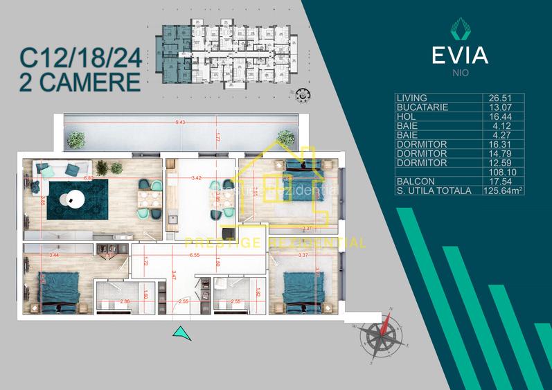 4Cam/ 126mp/ Premium/ Balcon/ Titan-Pallady/ P+3 - 2