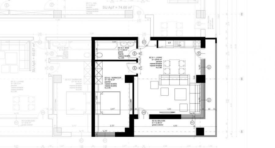 MAMAIA CENTRAL Hotel Vega Zona Butoaie Apartament 2 camere - 9