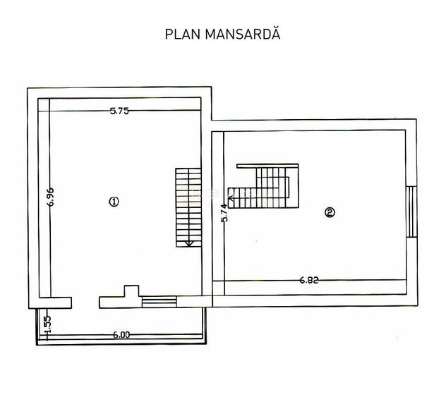 Centru, proprietate Parter + Etaj + Mansarda, disponibila imediat - 3