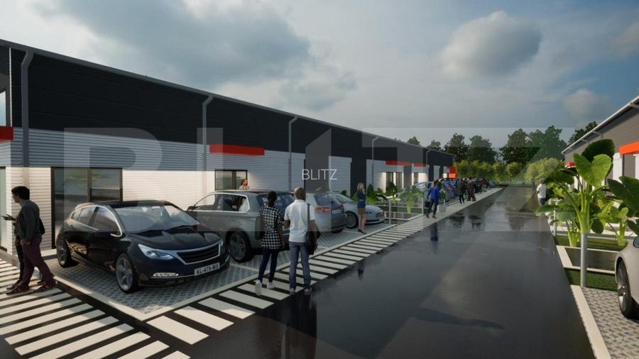 Hale noi pe parter sau P + 1, 1.755 mp utili, teren 4.000 mp, zona Ghercesti - 11