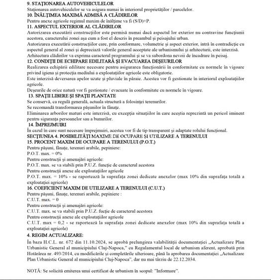 Comision 0. Teren Intravilan, zona Strada Colonia Sopor CJ 400482 - 8