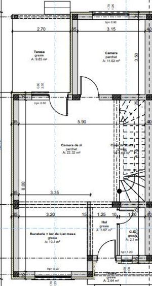 Sacalaz, 1/2 Duplex P+M 4 Camere,2 Bai,Terasa Acoperita - 21