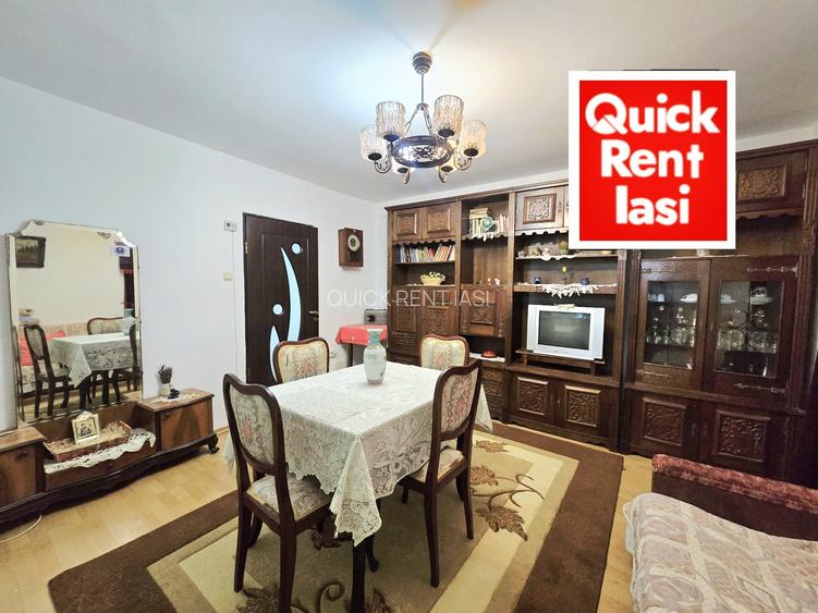 Copou Codrescu Langa Universitatea Cuza Apartament 2Camere Mobilat De Inchiriat - 8