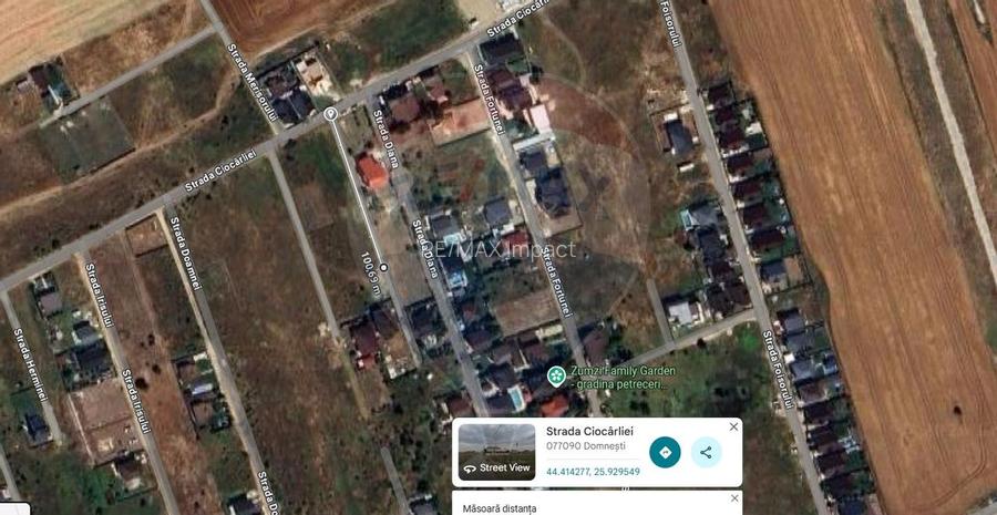 Teren de vanzare pentru casa, 621mp Ilfov Domnesti str Ciocarliei - 4