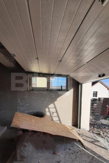 Casa individuala semifinisata 4 camere, 150 mp, teren 550 mp, Chinteni - 8