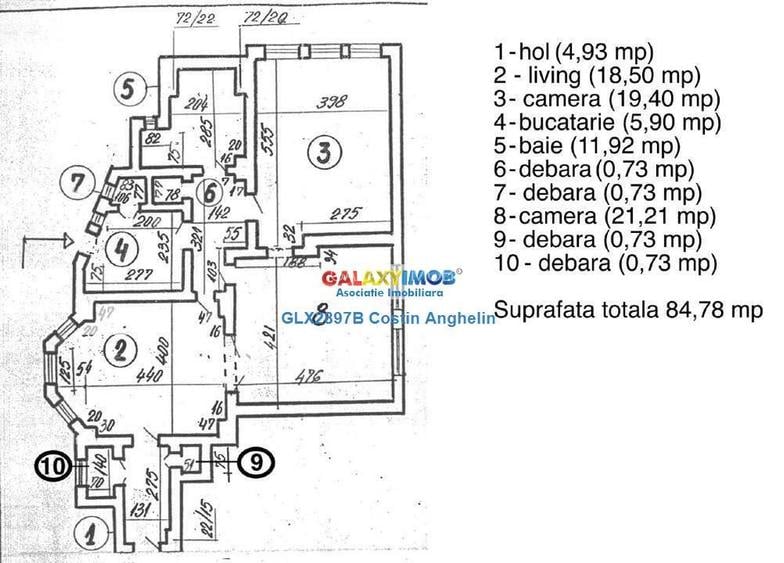 Spatiu Birou 3 Camere - Piata Romana   Dacia - 6
