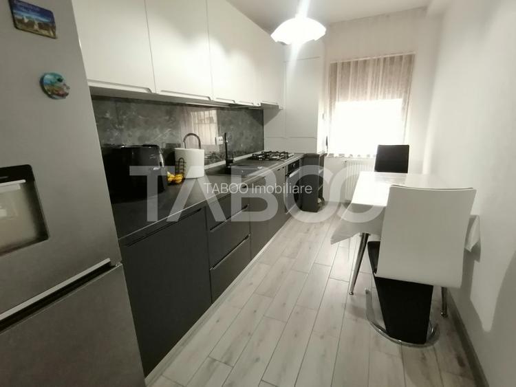 Apartament decomandat de vanzare mobilat utilat balcon Selimbar Sibiu - 5