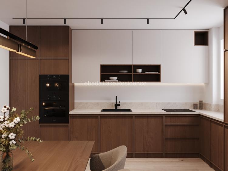 Penthouse pe malul lacului cu o terasa de 120 mp - Lebada -complet amenajat - 4