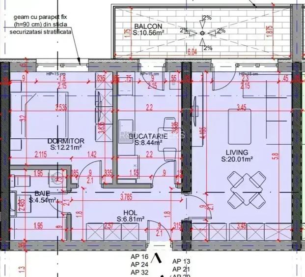 Apartament 2 camere decomandat –NOU | Lansare proiect - 3