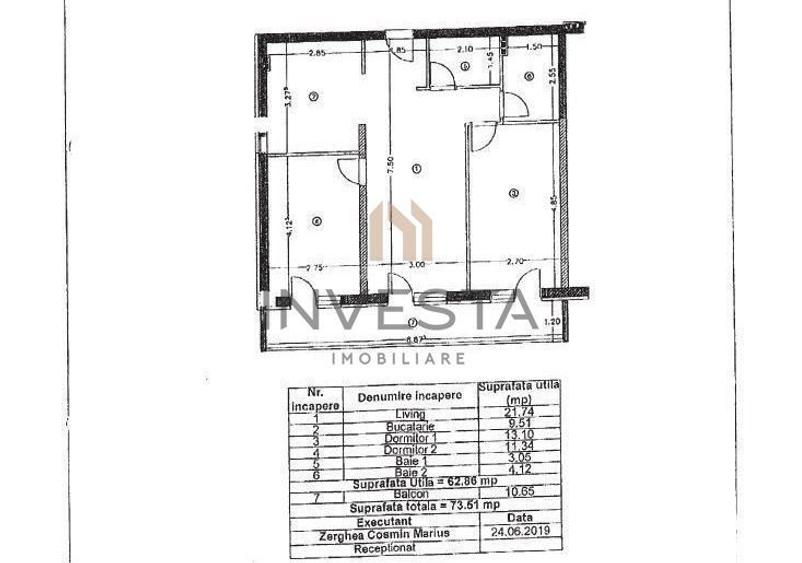 Apartament 3 camere in Ansamblu rezidential Oasului. - 1