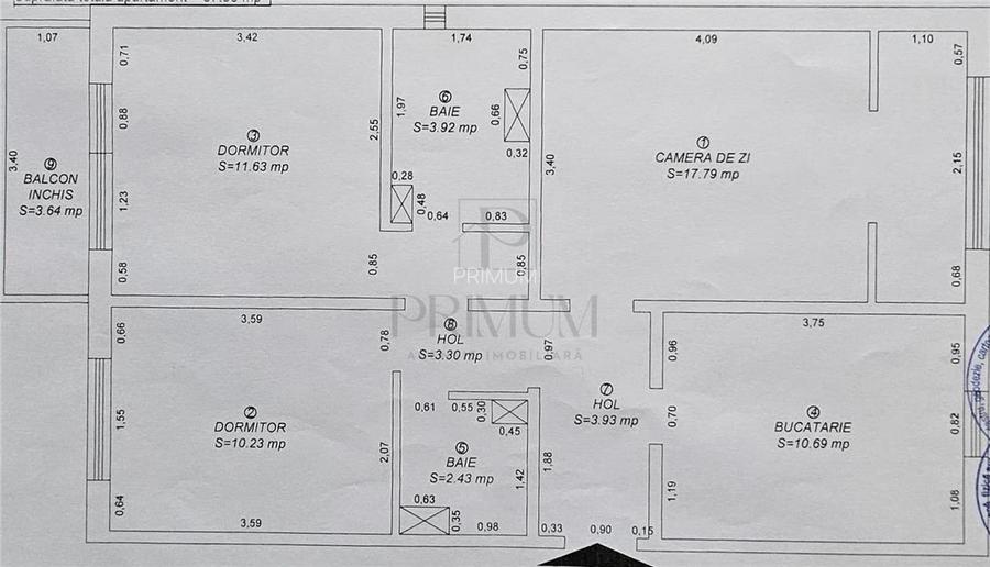 LIPOVEI | 3 CAM | DECOMANDAT | 2 BAI | CENTRALA | RENOVAT - 6