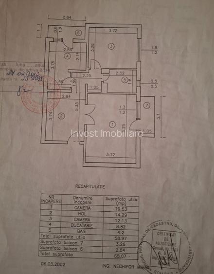 Apartament de vanzare, 2 camere decomandat, zona Moara de Foc, Iasi - 11