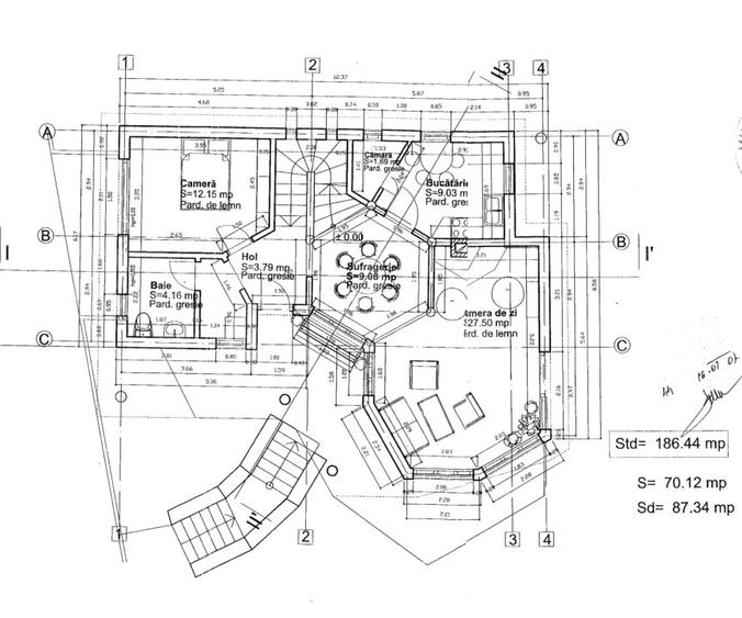 Investitie ! Casa individuala 163 mp utili, panorama, zona centrala Baciu ! - 8