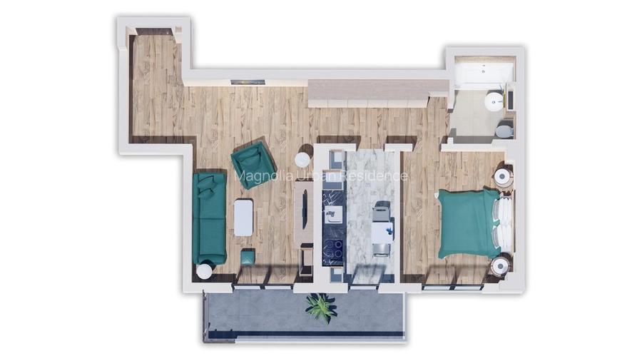 12E Ap 2 cam Magnolia Urban Residence Bucurestii Noi Straulesti - 3