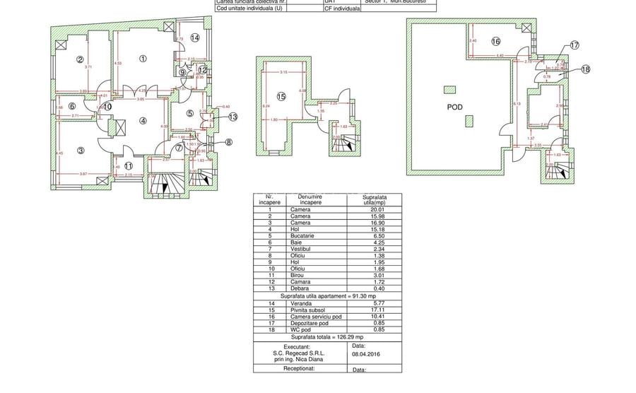 Vila Primaverii 480 mp desfasurati teren 250 mp utili garaj - 20
