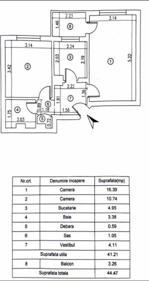 Apartament 2 camere – Prevederii / Metrou Nicolae Grigorescu - 17