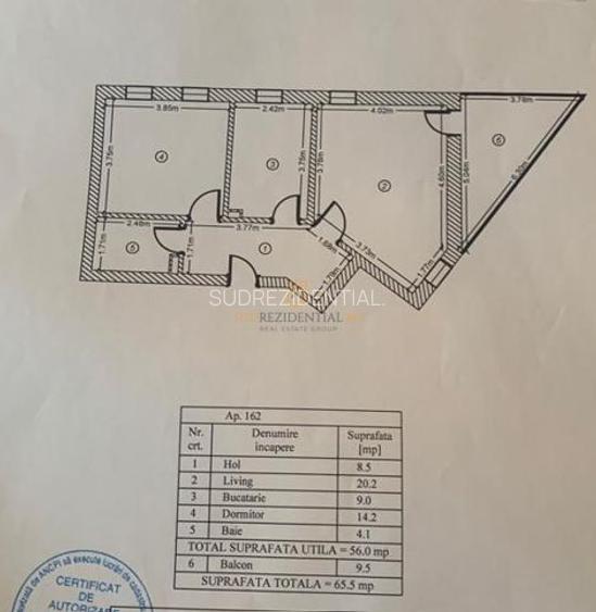 Apartament 2 camere, mobilat, Balcon, Parcare, Bd. Metalurgiei - 17