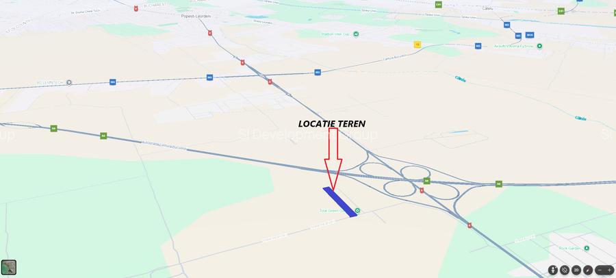 Teren intravilan Popesti | Proximitate A0 | Ideal dezvoltare imobiliara - 3